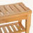 Harlowe Bamboo Shower Bench with Underneath Storage Shelf