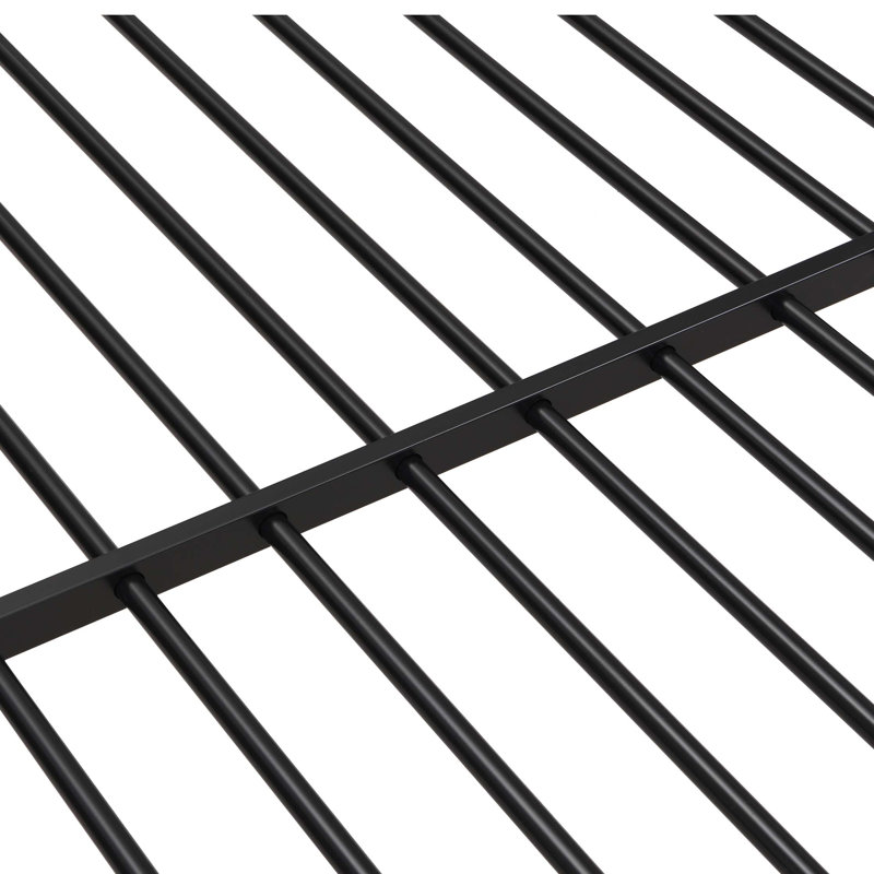 Lit superposé double au dessus d'un lit double, aucun sommier requis, assemblage facile