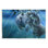 «Au-512-Giclee Manatees Underwater Sun Rays» par Linda Thompson, peinture