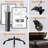 Modern Leather Executive Office Chair With Flip-Up Armrests And Adjustable Lumbar Support-250757231