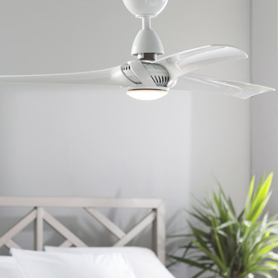 Ventilateur de plafond à hélice à DEL à 3 pales de 52 po avec ensemble d'éclairage inclus Cairo