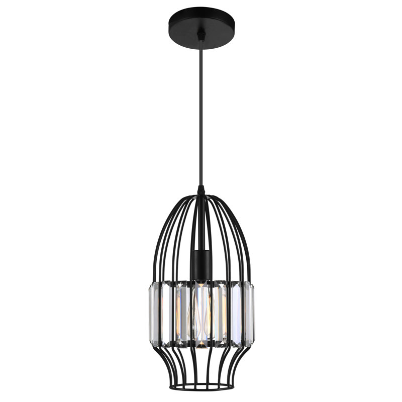 Luminaire suspendu géométrique simple à 1 lumière
