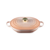 Le Creuset Enameled Cast Iron Signature Oblong Dutch Oven With Lid, 3.75 Qt. - Sea Salt
