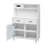Sideboard, Can Be Used In Dining Room, Kitchen. White Solid Wood Frame