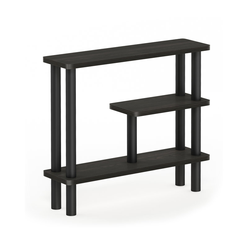 Plastic Shelving Unit, Espresso/Black