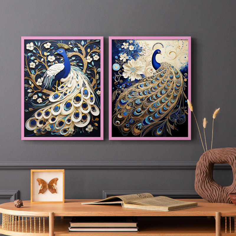 ANIMALS Series CCIX - Reproduction encadrée de qualité supérieure - prête à être accrochée - aucun clou requis - aucun clou requis