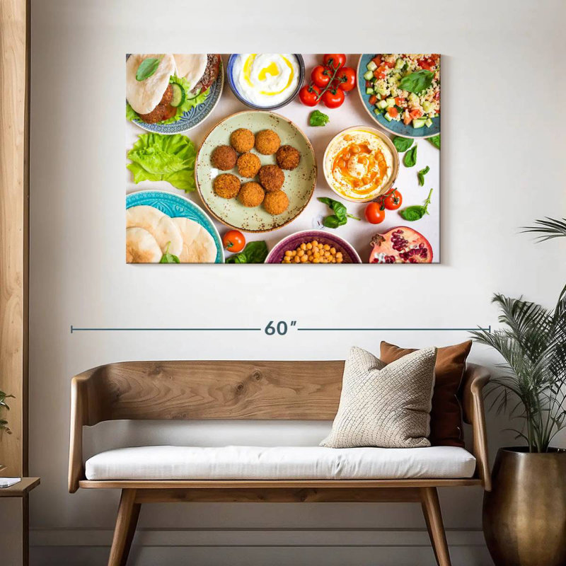 Yarlin Middle Eastern Dishes, 30" H x 45" W