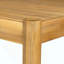 Table de salle à manger classique en bois massif de style patio, bois d'acacia durable pour l'extérieur, conception spacieuse et robuste