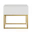 Atahan 50cm W Steel Bedside Table-481669596
