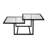 Amalie 43" Wide Square Coffee Table in Blackened Bronze-1579825257