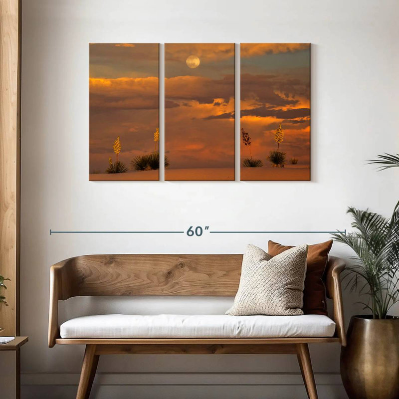 Sands Desert Yuccas, 28" H x 45" W