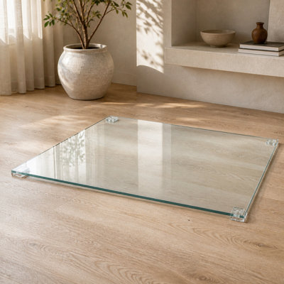 Sumdeal Square Tempered Glass Replacement Tabletop