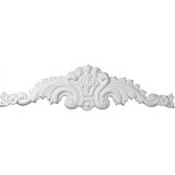 9.75'' H x 36.75'' W x 1.38'' D Urethane Onlay Scroll