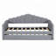 Lit de jour simple tapissier avec couchette, poches et ports USB-1730646467