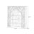Retro White Solid Wood Freestanding Fireplace