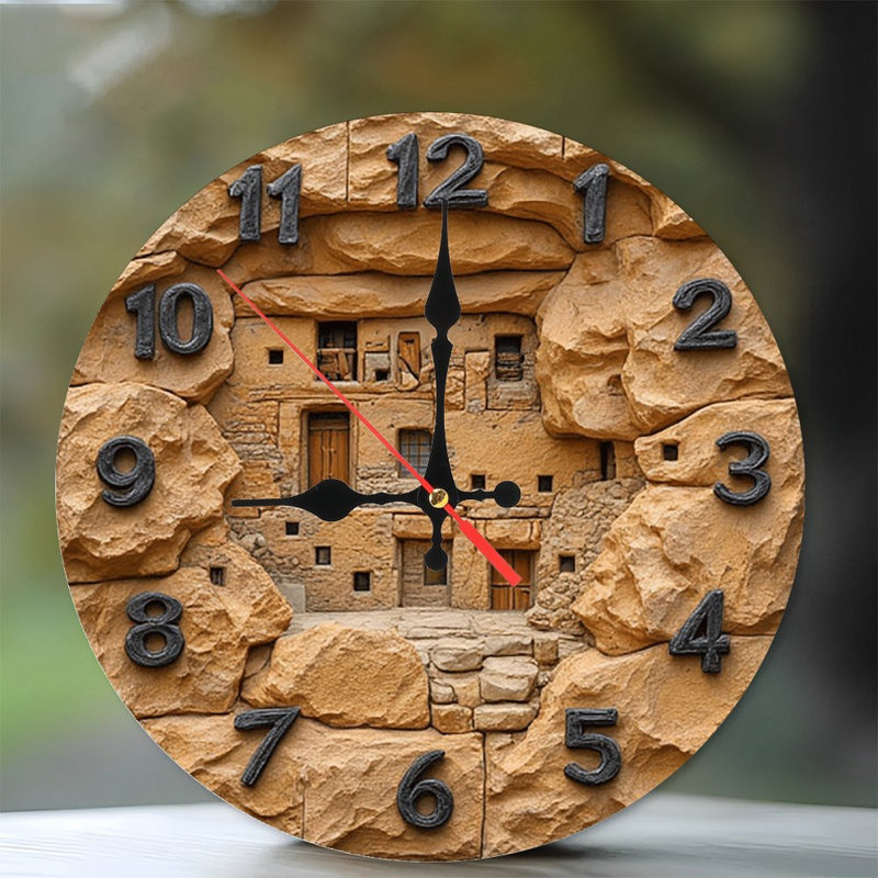 Horloge murale en pierre