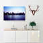 Night Skyline Of New York In Abstract - Wrapped Canvas Painting-55309931