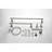 6 Piece Stainless Steel Bathroom Towel Rack Set Wall Mount-124897418