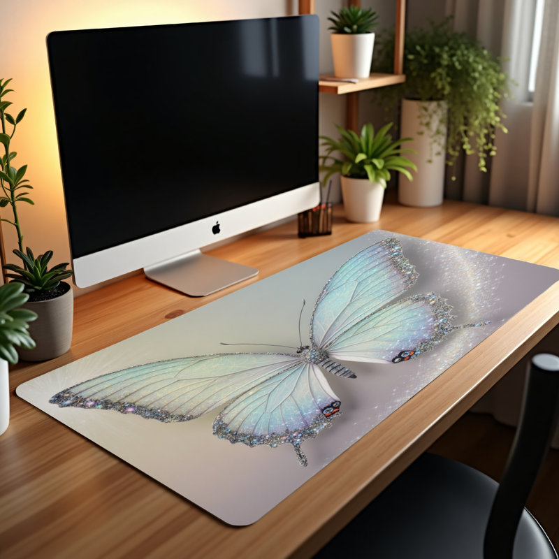 Polyester Desk Pad, 14.4x12.1