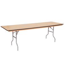 ProRent Wood Banquet Folding Table-USA Made