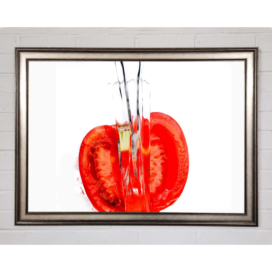 Tomato Waterfall - Einzelner Bilderrahmen Kunstdrucke