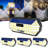 Count 148 - Head LED Solar Powered Dusk to Dawn Outdoor Security Wall Pack with Motion Sensor