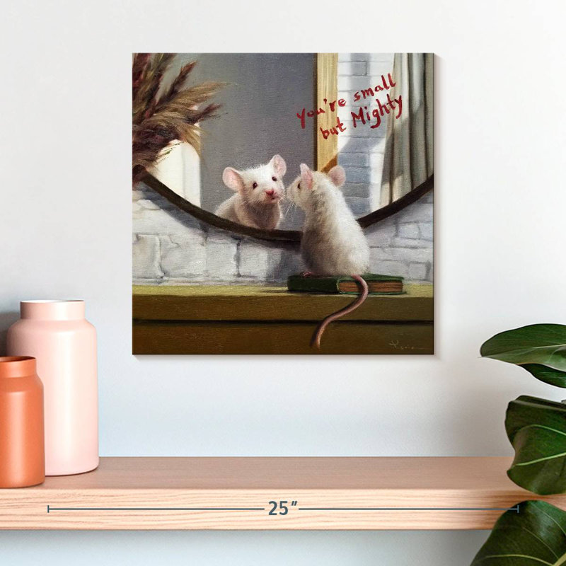Crowle Mighty Mouse, 16" H x 16" W