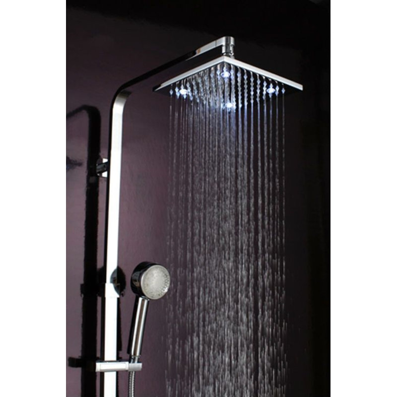 Robinet de lavabo moderne en acier inoxydable avec aérateur économique et poignée ergonomique