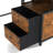 Metal Loft Bed with Built-in Desk and Storage Drawers, Twin XL, Black-820393162