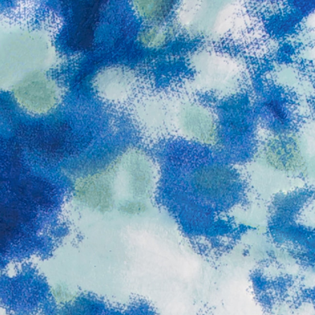Couverture en sherpa à capuche portable, Teinture sur nœuds – bleu, Jeunesse