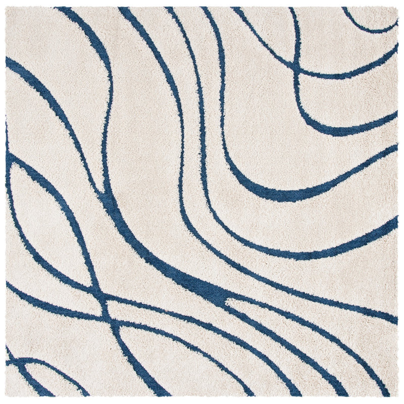 Finzer Abstract Area Rug, Square 201cm