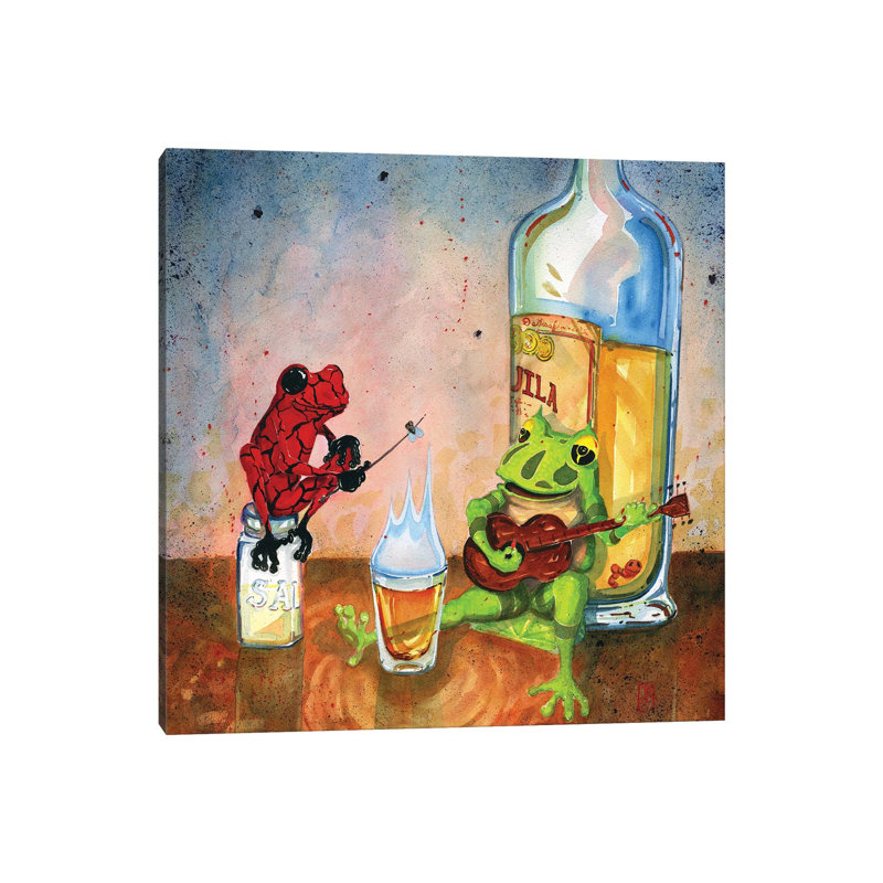 The Barbeque by Barton DeGraaf - Wrapped Canvas Print, 66.04 cm H x 66.04 cm W x 1.91 cm D