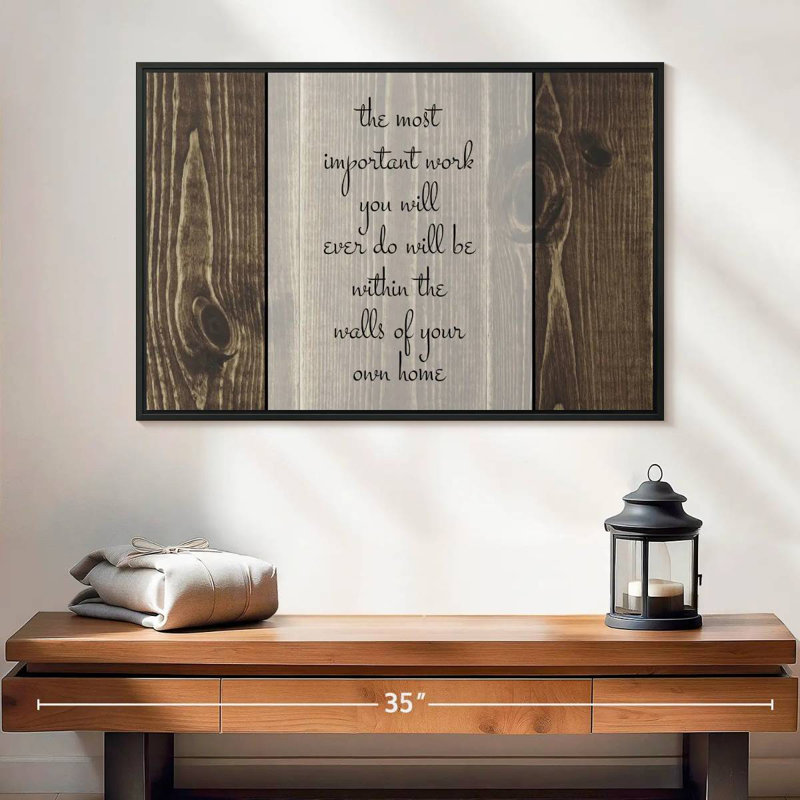 Tergel Most Important Work Typography, 17" H x 25" W