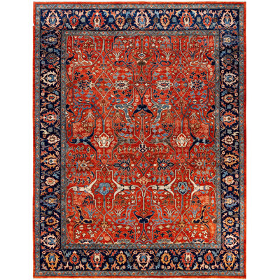 Dobbins One-of-a-Kind 8' 0" X 10' 0" Wool Area Rug Red