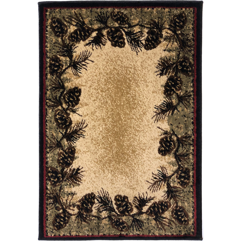 Seagle Floral Indoor Rug, Rectangle 9'2" x 12'6"
