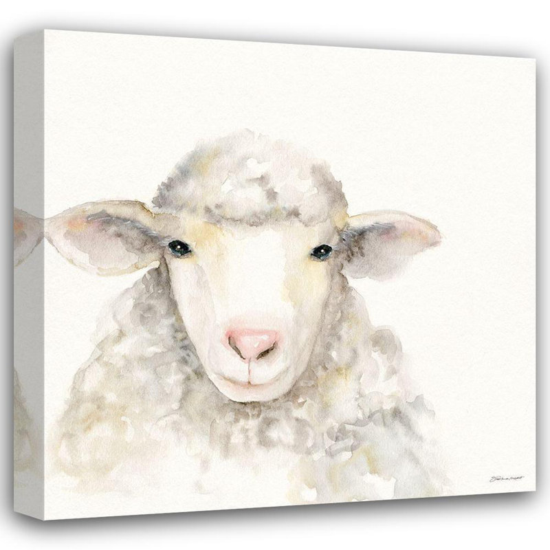 Ophelia & Co. Marrott, Stephanie, reproduction d'art sur toile tendue: On The Farm Sheep, H 28 po x l 28 po
