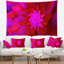 Tapisserie floral rose de fleurs brillantes-28494892