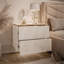 50cm W Manufactured Wood Bedside Table