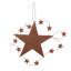 Cozy 12.25'' Iron Astrology & Stars Hanging Figurine Ornament