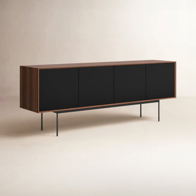 Buffet en bois manufacturé et métal Birdie