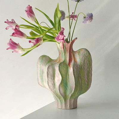 Vase de table Green Wabi-Sabi