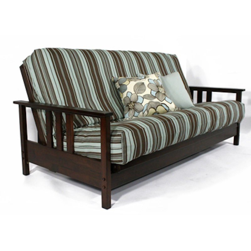 Base de futon Denali, Cerisier foncé, H 33 po x l 80,25 po x P 37 po