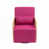 Lin rose rouge est en rupture de stock
