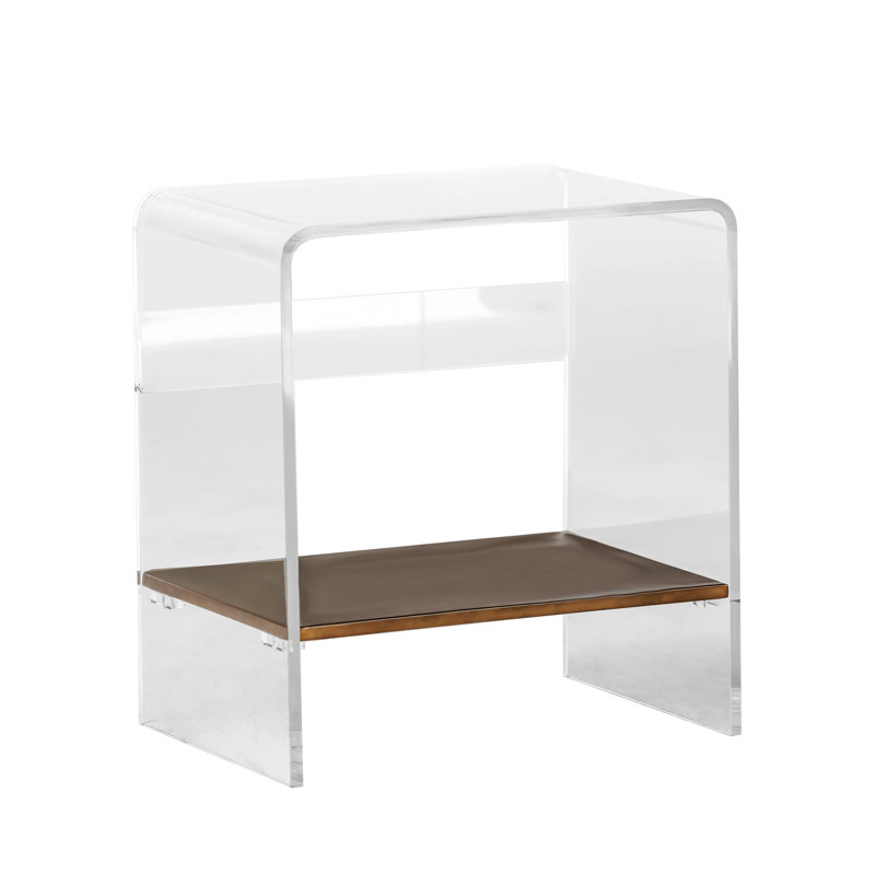 Sloan Lucite Waterfall End Table