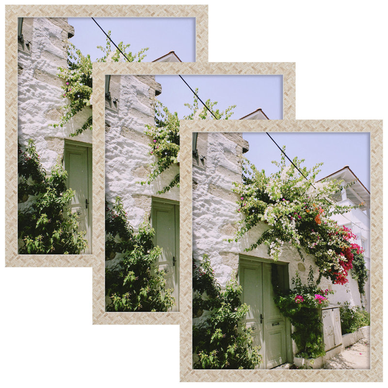 Ensemble de cadres photo en bois, H 17,09 po x l 13,03 po x P 0,59 po