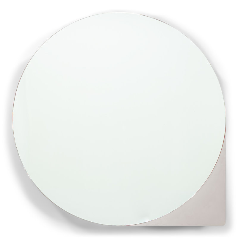 Spinder X BUDDE Steel Mirror, Beige, 55 cm H x 55 cm W