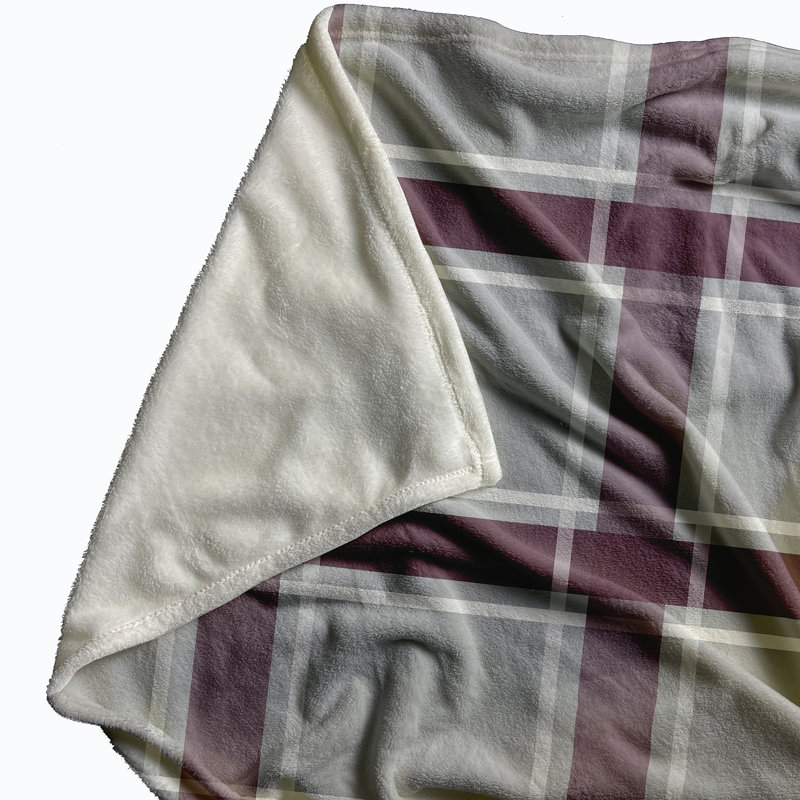 Stutz Plain Weave / Muslin Throw Blanket, Grey