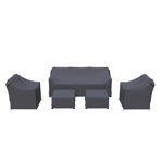 All-Weather Wicker Outdoor Conversation Sets Group Seating Patio Furniture Covers