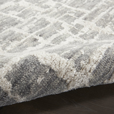 Abstract Hand Knotted Area Rug