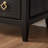 Simple Black Ash Solid Wood Accent Chest